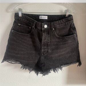 Zoom Black Denim Women Shorts